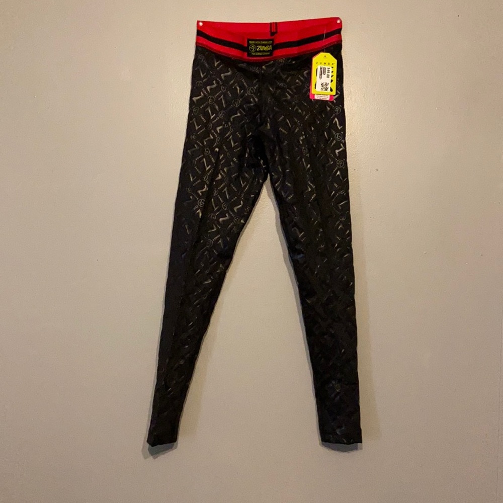 NWT Zumba Next Level Long Leggings- Bold Black